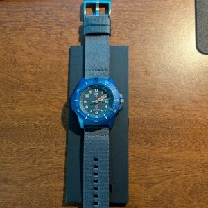 Blue and Gray Men's Watch